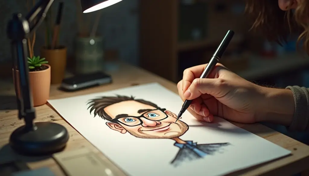 Caricaturas no Papel: Como Criar Retratos Únicos e Divertidos em 2026