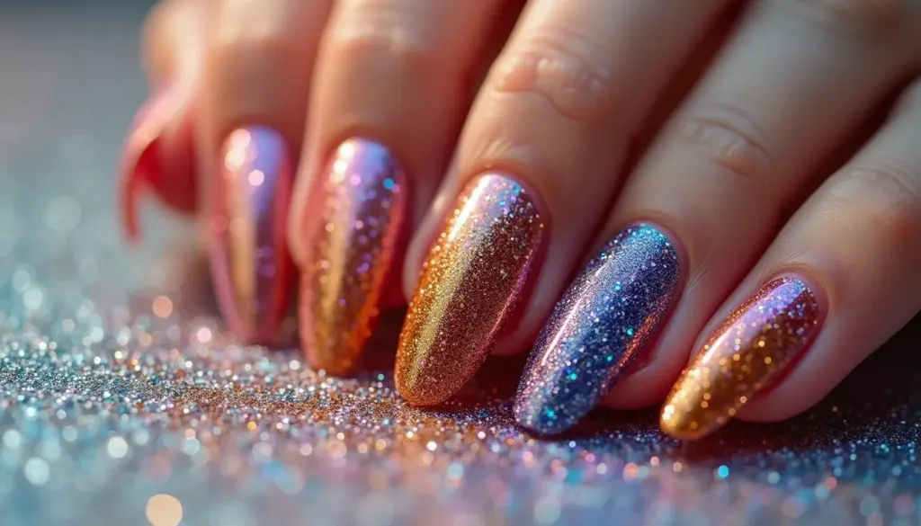 Unhas com Glitter: 5 Ideias Incríveis Para Brilhar em 2026