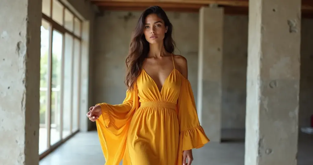 17 Ideias de Vestido Manga Longa Tendência: Elegância que se Move com Você