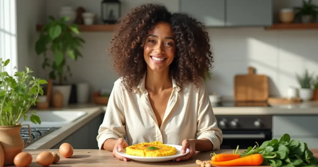 Omelete que fortalece cabelo e unhas em 15 minutos: alimentos para queda de cabelo e unhas fracas