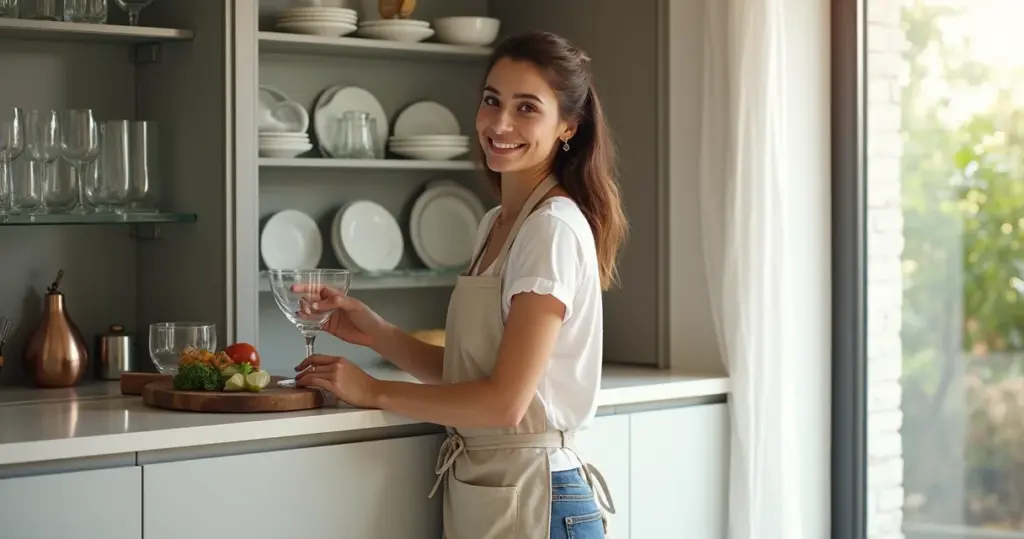 13 Ideias de Armário de Cozinha Planejado com Cristaleira Moderna que Vão Revoltar Seu Espaço
