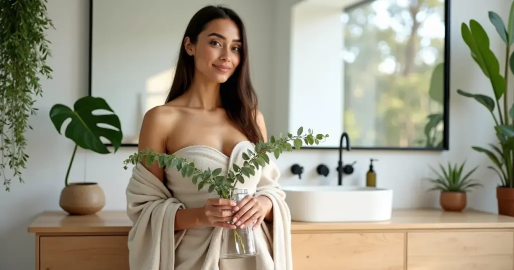 17 Ideias Práticas para Seu Banheiro com Decoração Escandinava, Plantas e Madeira