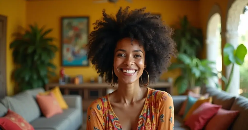 27 Ideias de Cabelo Curto Feminino Cacheado Crespo Que Mudam Tudo