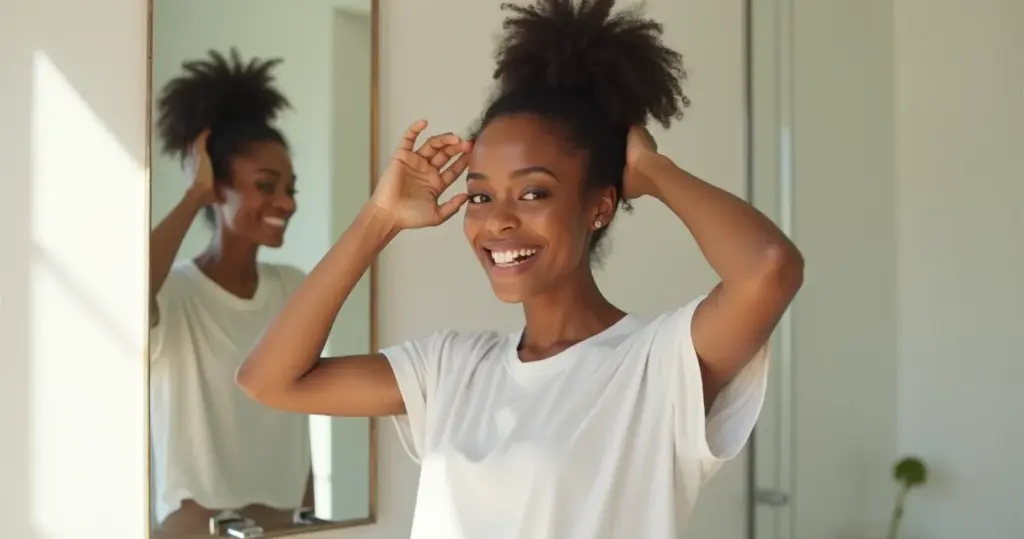 Coque natural: o penteado que resolve seu dia em 3 minutos