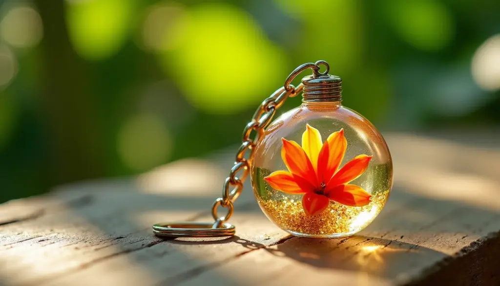 9 Ideias de Chaveiro de Resina: Fotos, Flores e Mais