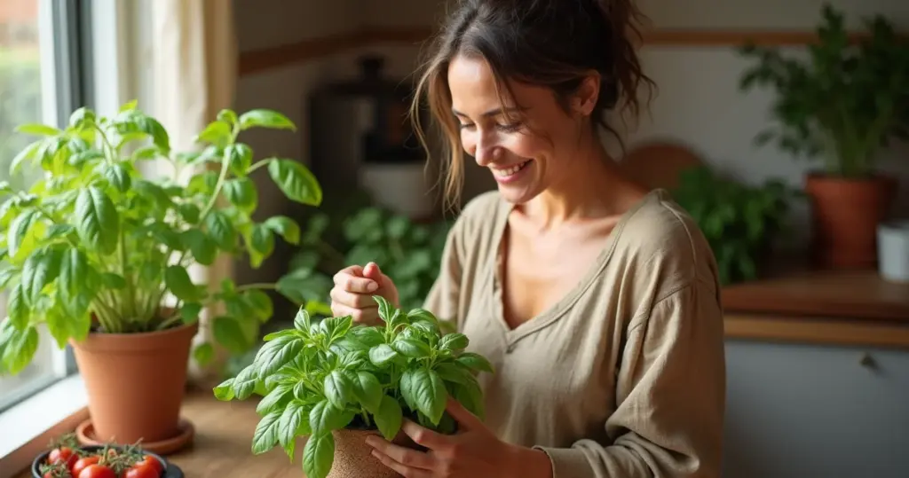Como colher manjericão e ter 40% mais sabor (sem matar a planta)