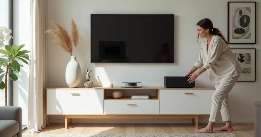 5 Ideias de Como Decorar Rack de Sala sem Parecer Bagunçado