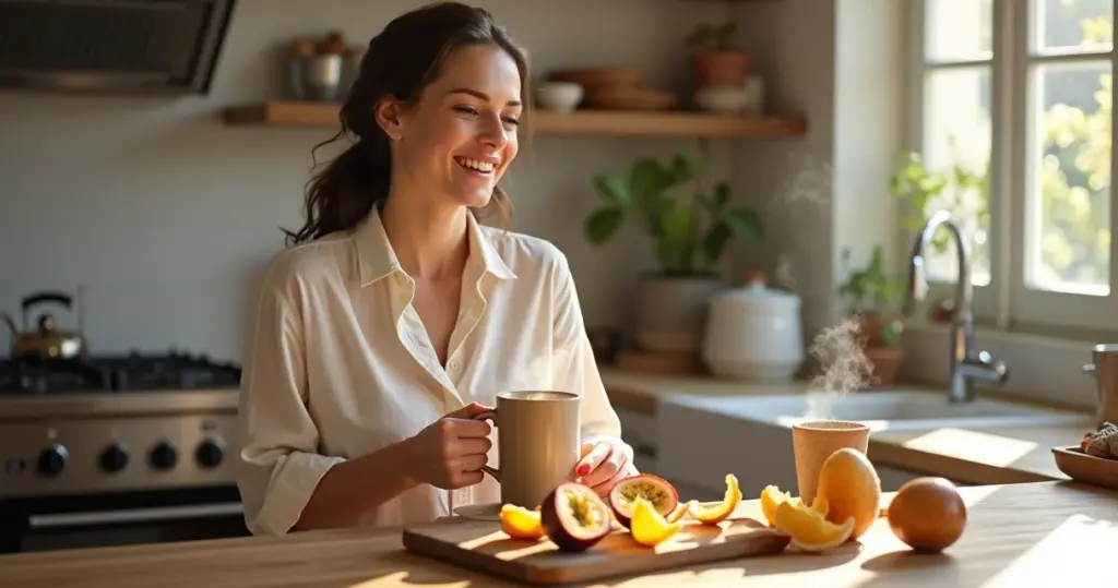 Como fazer chá de casca de maracujá: relaxa e controla açúcar em 15 min