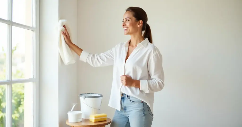 Como limpar parede branca suja de mão sem estragar a pintura