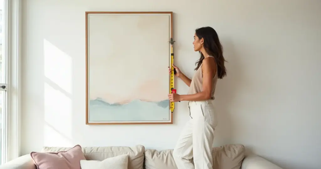 Como pendurar quadros na parede com a altura certa que 90% erram Como pendurar quadros na parede com a altura certa que 90% erram