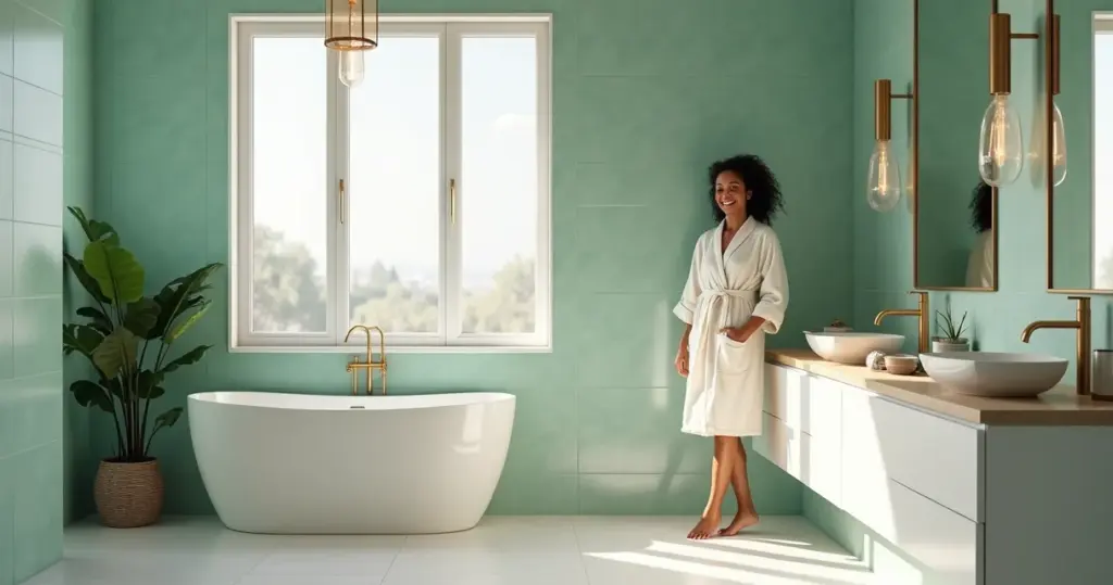 23 Ideias da Cor do Ano Banheiro 2025 para Seu Refúgio Perfeito