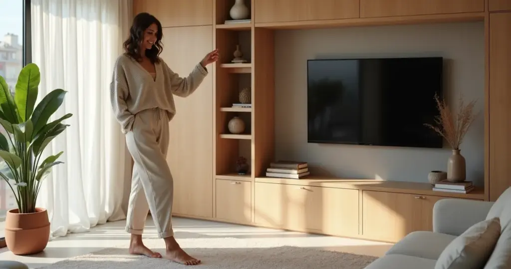 15 Ideias de Decoração com Painel de TV que Transformam sua Sala