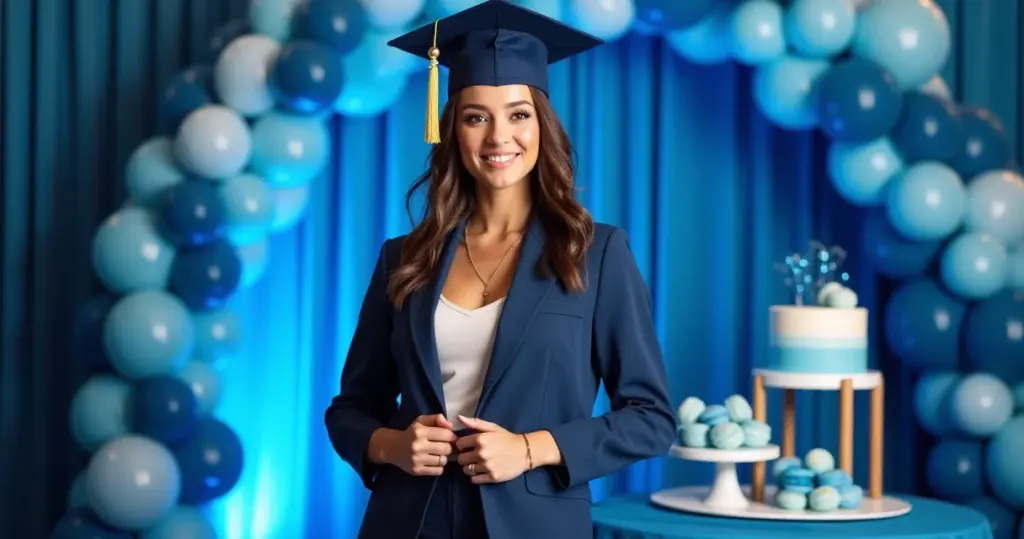 27 Ideias de Decoração de Formatura Azul: Do Luxo ao DIY