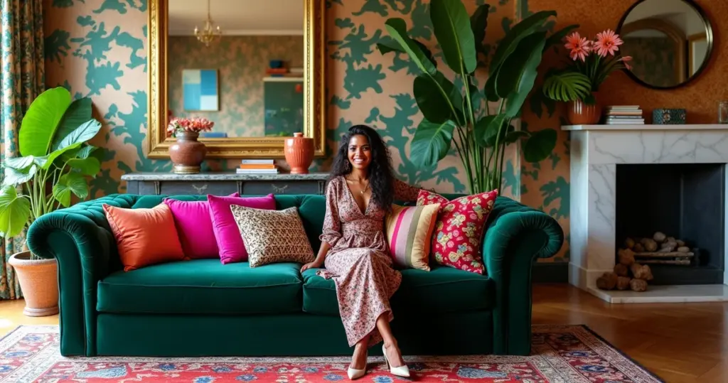 21 Ideias de Decoração de Sala com Estilo Maximalista que Vão Virar sua Casa