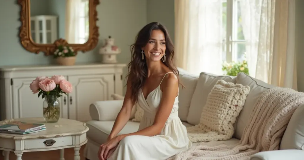 12 Ideias de Decoração de Sala com Estilo Shabby Chic que Abraçam