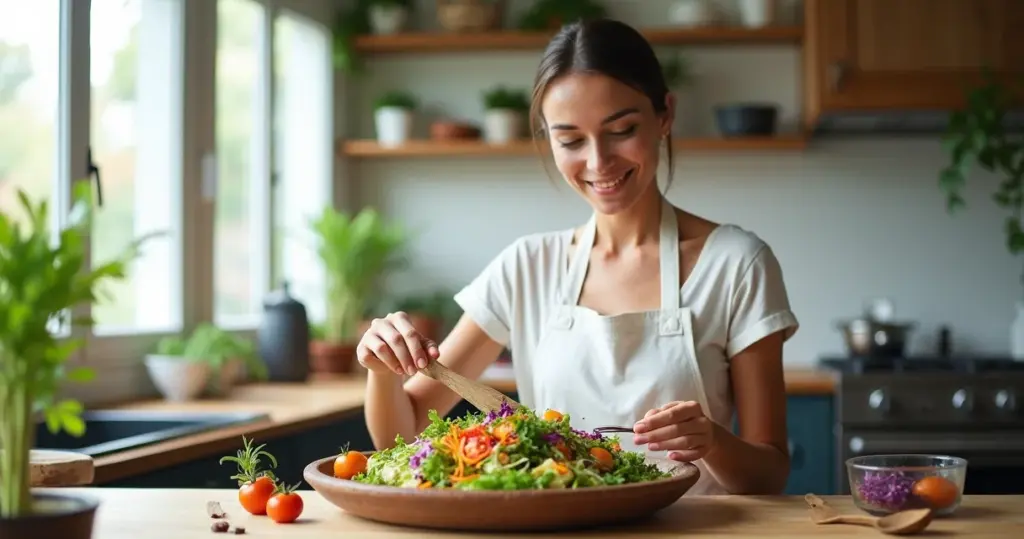 Decoração de Saladas: Transforme Legumes Simples em Obra de Arte em 30 Min