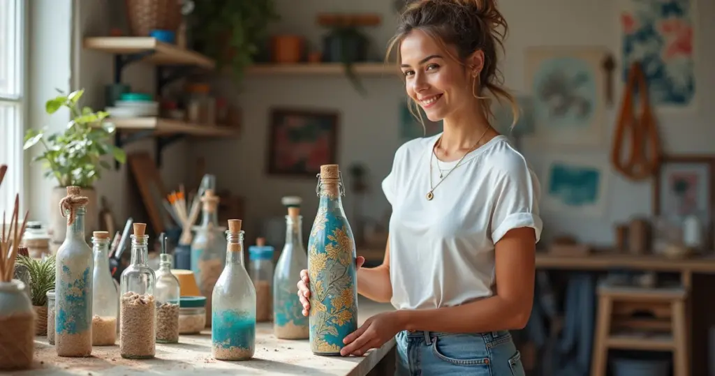 28 Ideias de Decoração em Garrafas que Transformam Lixo em Luxo 28 Ideias de Decoração em Garrafas que Transformam Lixo em Luxo