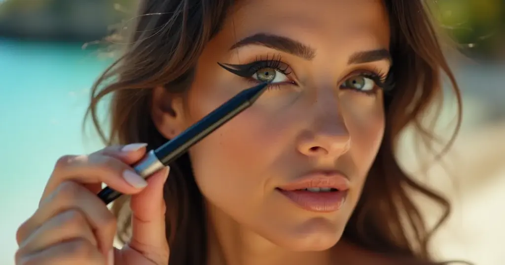 A química que faz seu delineador não borrar nem no calor