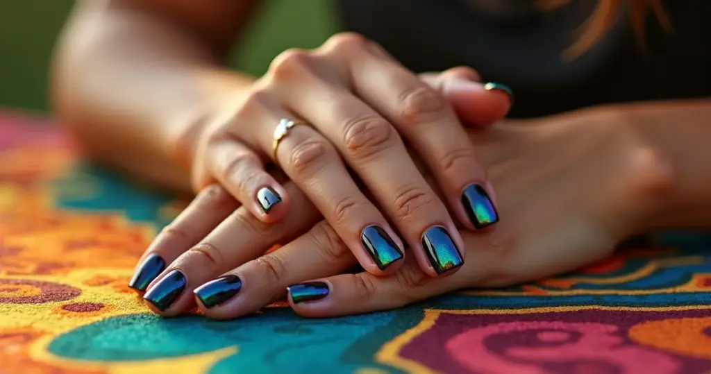 15 Ideias de Esmalte Olho Grego: Unhas que Brilham como Amuleto