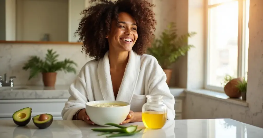 Hidratação para cabelo poroso caseiro: fios sedosos em 30 min Hidratação para cabelo poroso caseiro: fios sedosos em 30 min