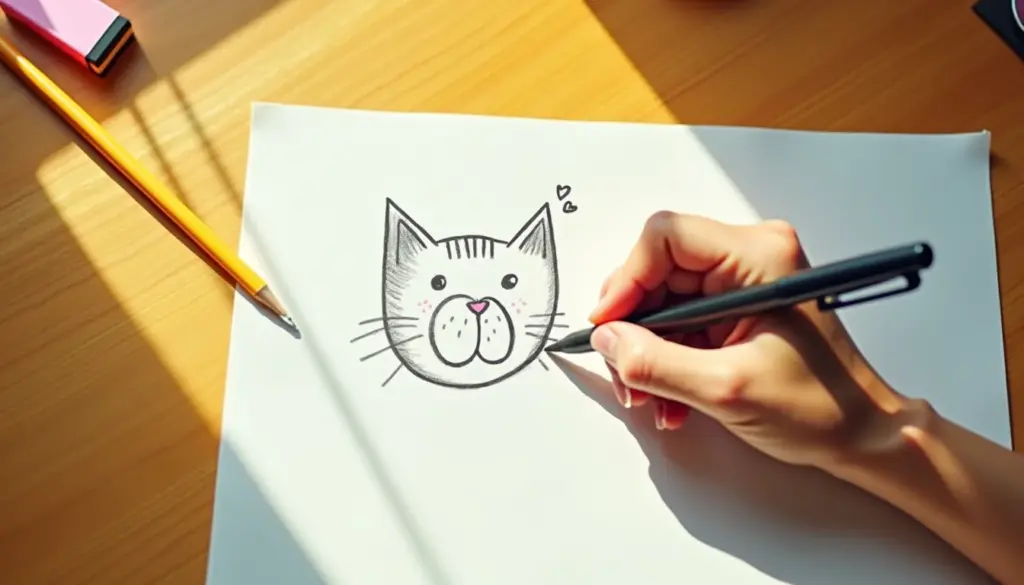 9 Ideias de Desenhos Fofos e Fáceis para Iniciantes Passo a Passo