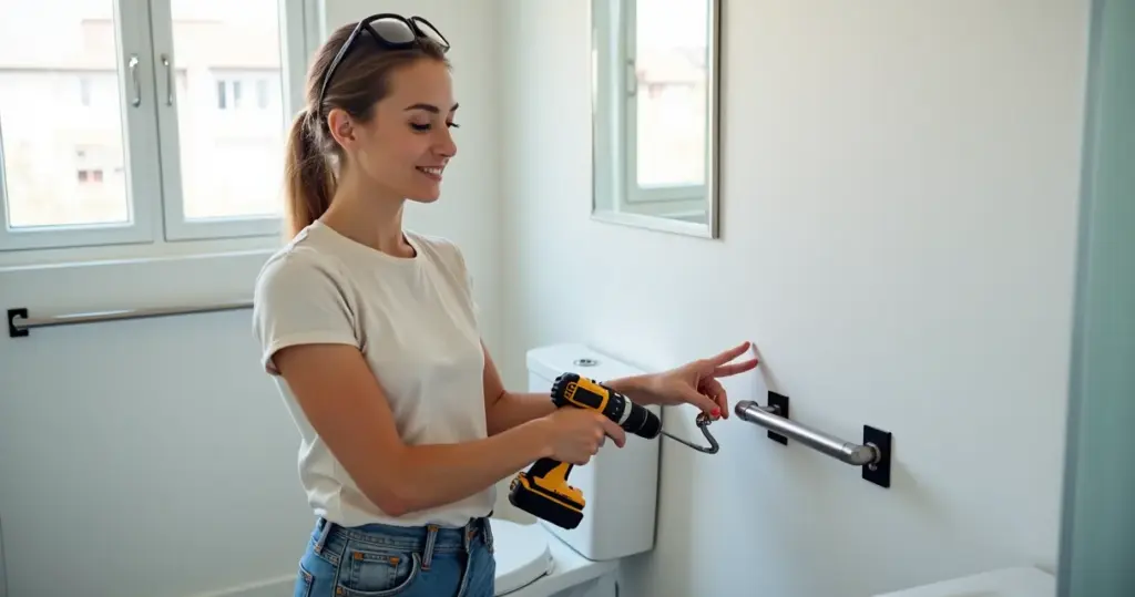 Instalação correta barra de apoio vaso sanitário: evite esse erro que compromete a segurança