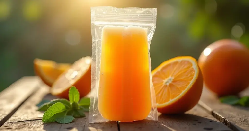 Laranjinha com essência: geladinho barato e sabor intenso em 15 min Laranjinha com essência: geladinho barato e sabor intenso em 15 min