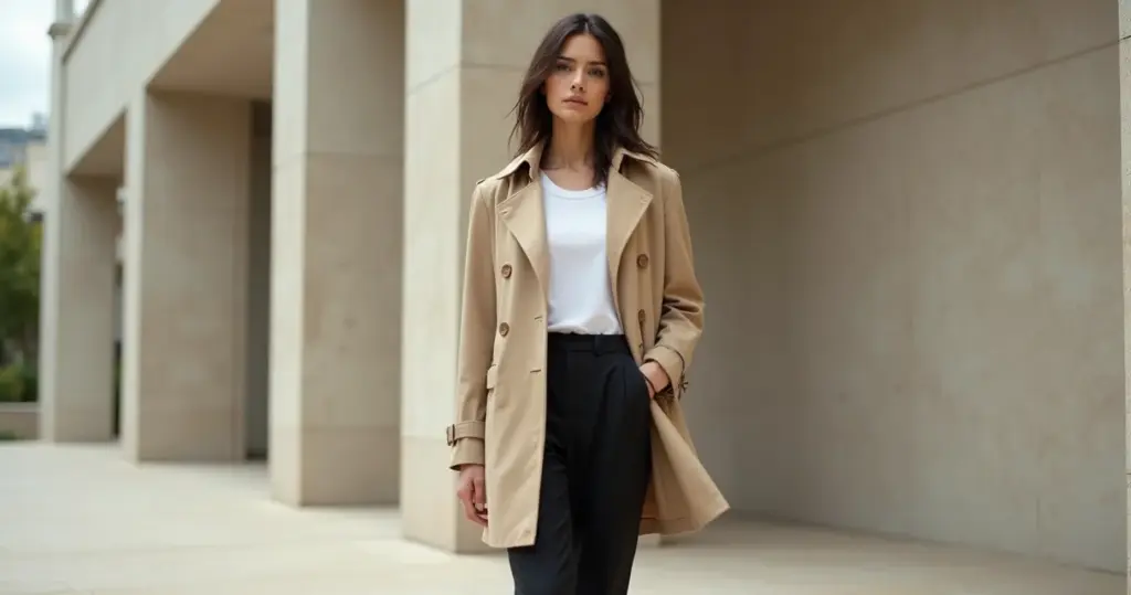 17 Ideias de Look Trench Coat para Elegância Sem Esforço