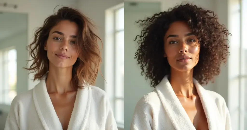 Óleo de coco no cabelo antes e depois: o método que realmente funciona