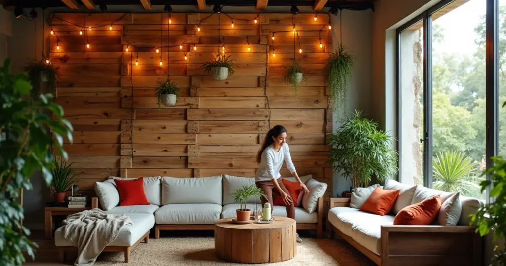 23 Ideias de Painel de Pallet que Vão Transformar Sua Casa
