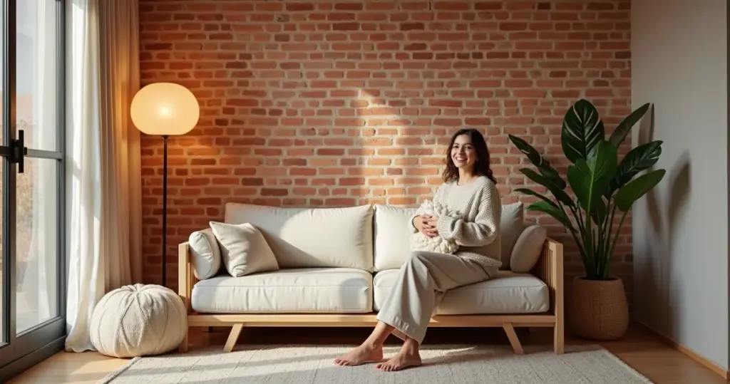 18 Ideias de Parede de Tijolinho na Sala 2 2: Delimita e Aquece o Ambiente