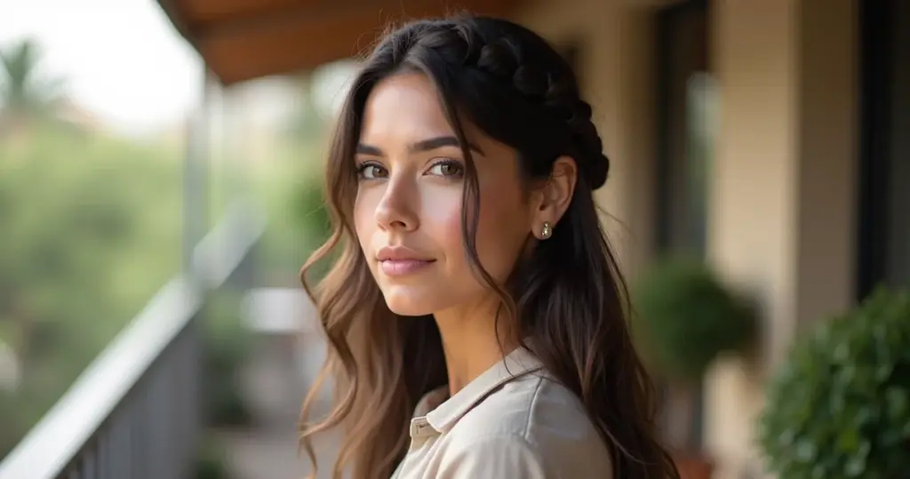 21 Penteados com Trança Embutida e Cabelo Solto: Elegância Prática para Todo Dia