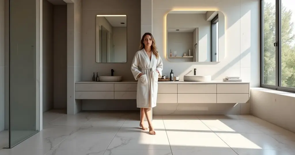 12 Ideias de Reforma de Banheiro com Porcelanato Polido Antes e Depois