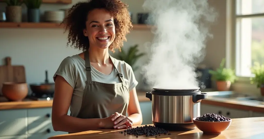 Truque para feijão cozinhar mais rápido: 2h vira 30min na pressão