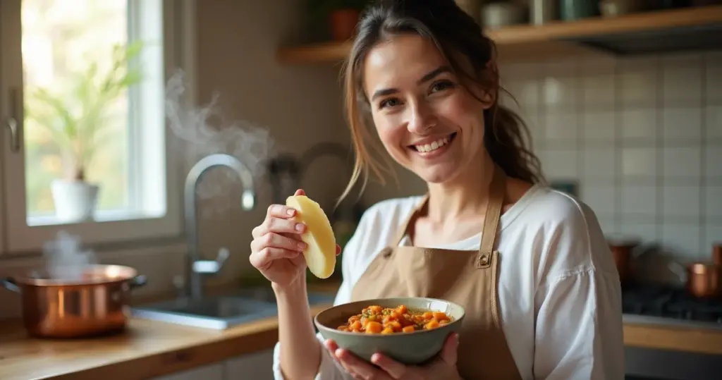 Truque para salvar comida salgada com batata crua em 15 minutos