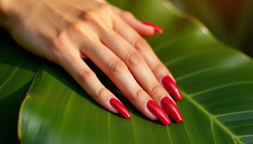 8 Ideias de Unha em Gel Vermelha para 2026: Clássicas e Tendências