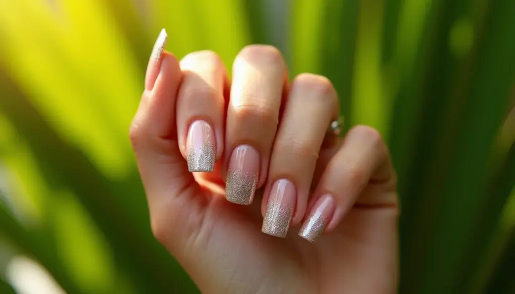 8 Ideias de Unha Francesinha com Glitter: Fáceis e Lindas