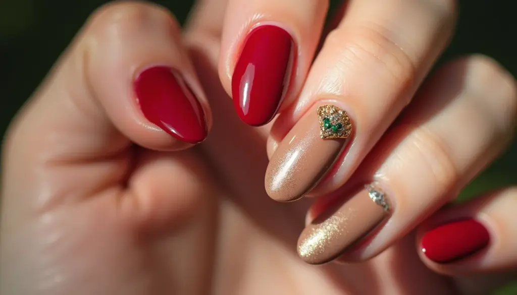 70 Ideias de Unhas para Natal e Ano Novo 2026: Tendências que Amamos