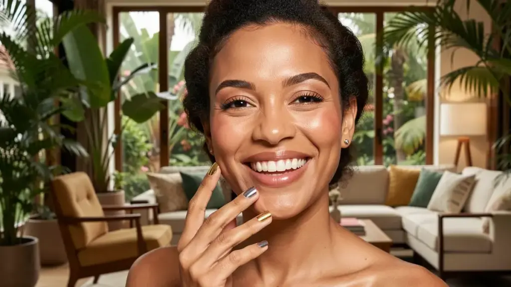 Esmalte Metalizado em Unha Curta: Ideias Que Ficam Elegantes