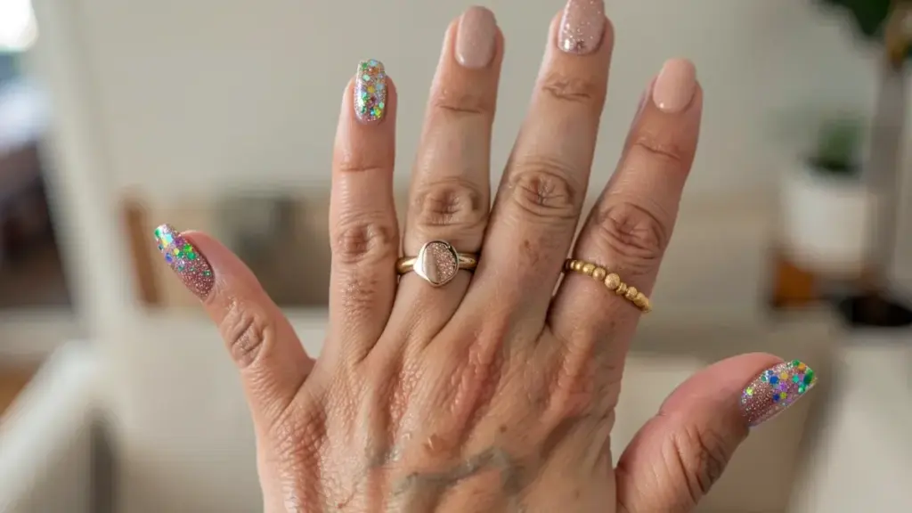 Unhas Decoradas com Glitter: Estilos, Cores e Efeitos para Cada Ocasião